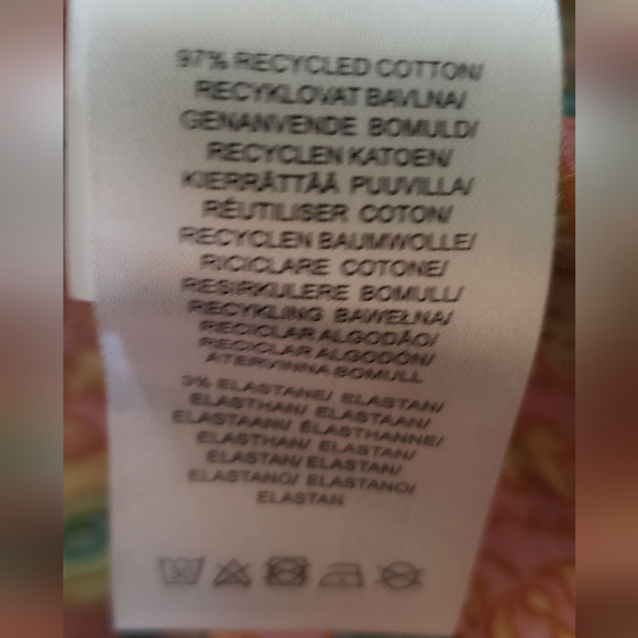 Glamorous Care Bohemian Multicolor Maxi Dress Made Of Recycled Cotton - Picture 10 of 10